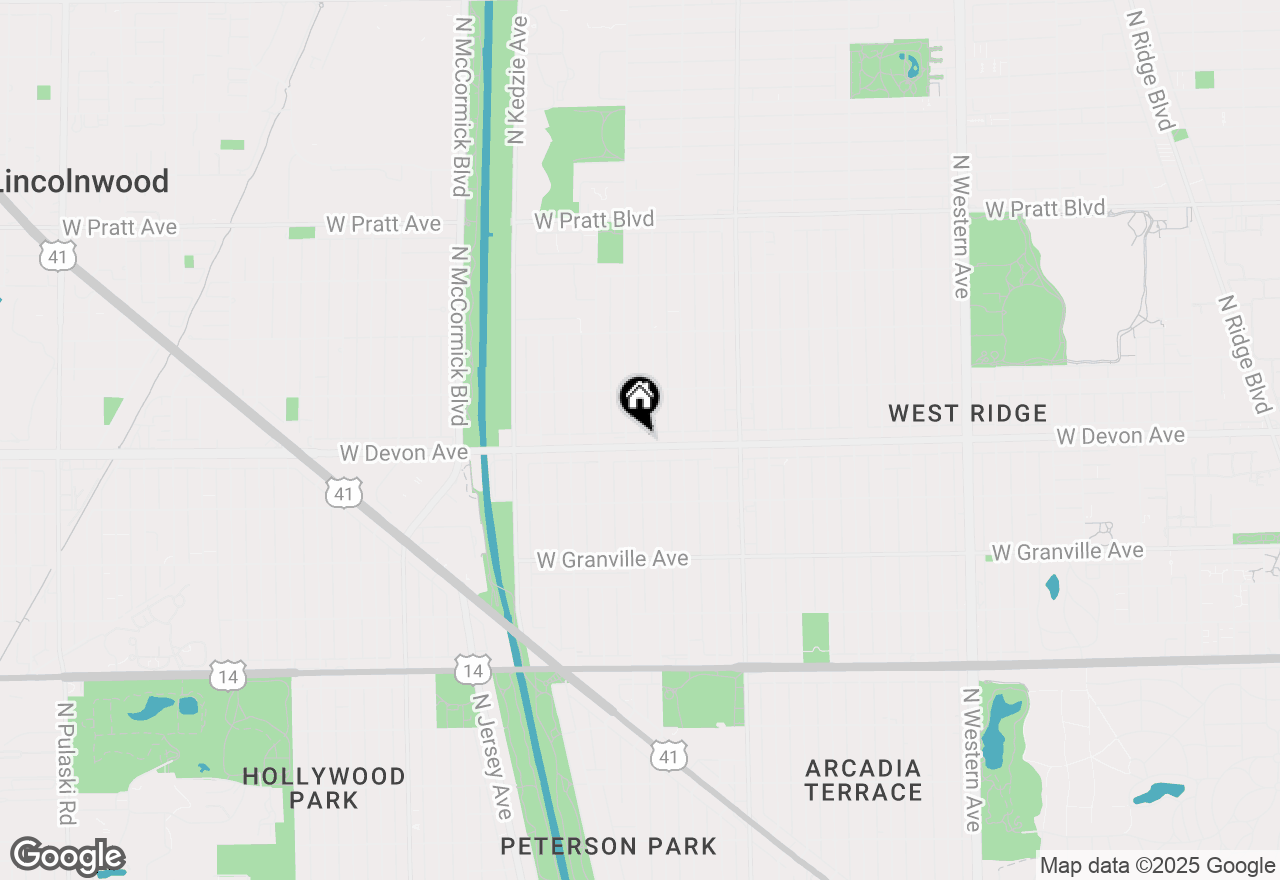 Map of 2944 W Devon Avenue, Chicago, IL 60659