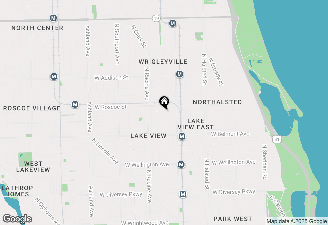 Map of 3333 N Seminary Avenue #3, Chicago, IL 60657