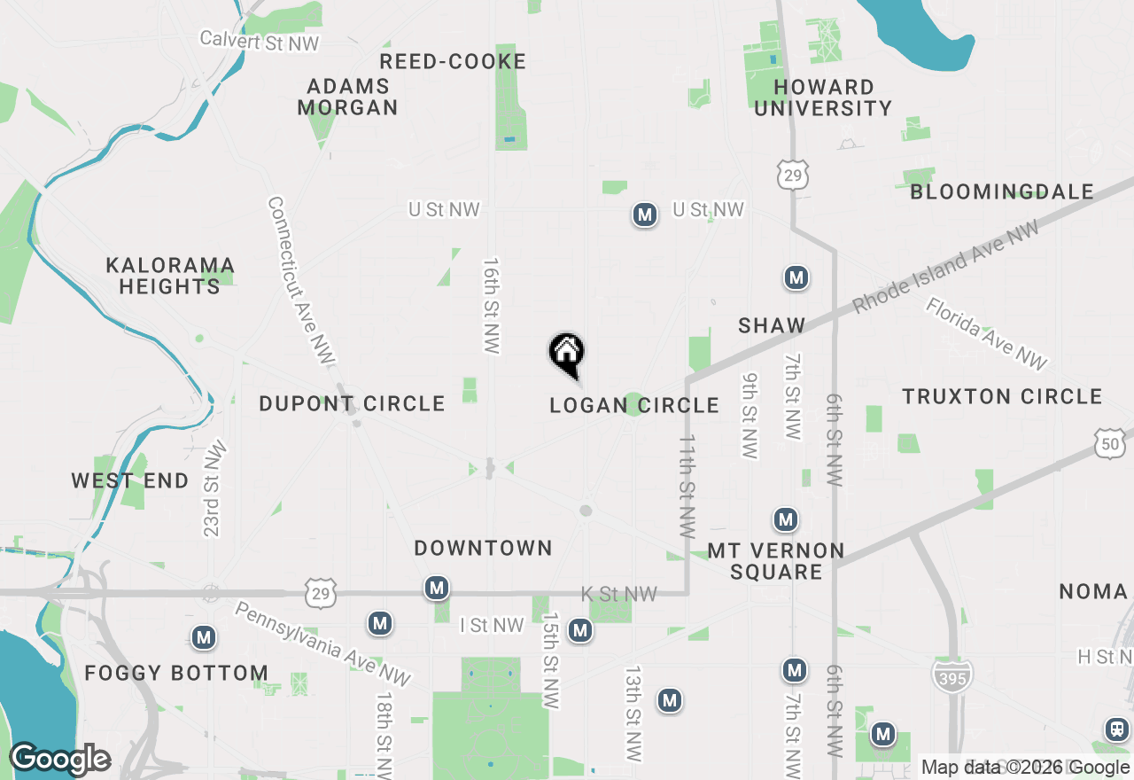 Map of 1440 Church Street Nw #403, Washington, DC 20005