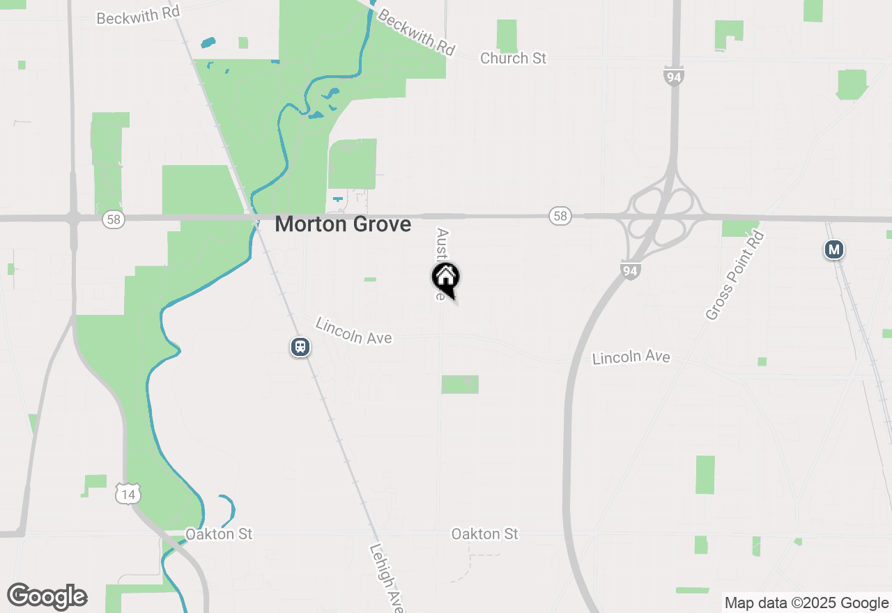 Map of 8533 Austin Avenue, Morton Grove, IL 60053