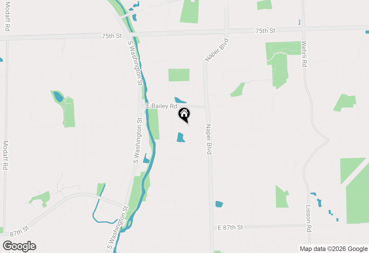 Map of 419 Orleans Avenue, Naperville, IL 60565