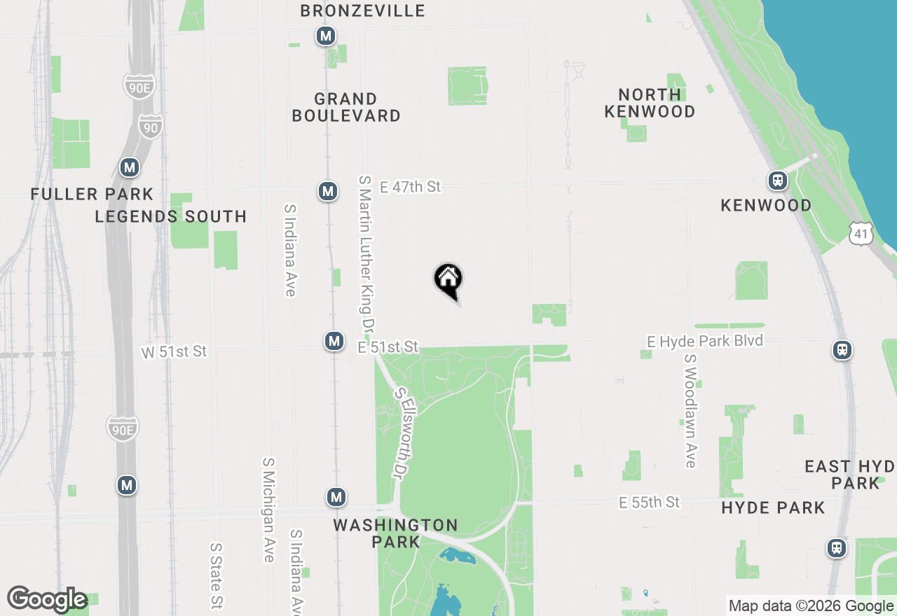 Map of (Address confidential), Chicago, Illinois 60615
