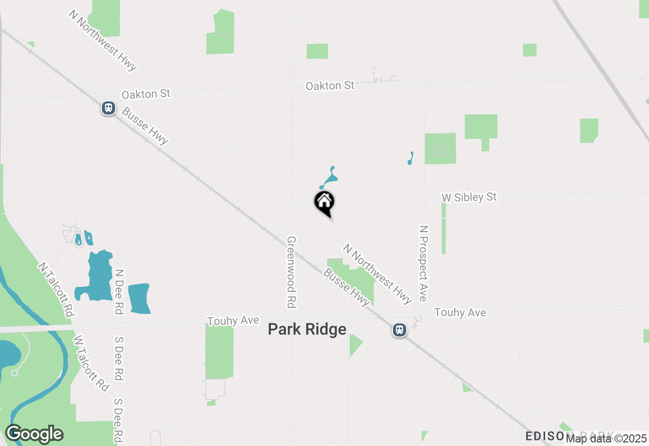 Map of 445 N Northwest Highway, Park Ridge, IL 60068