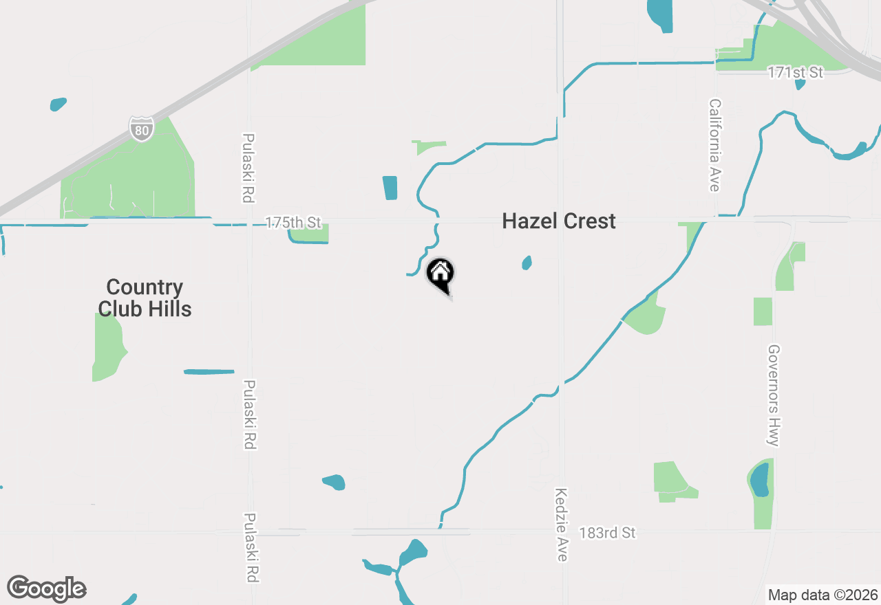 Map of 3501 177th Street, Country Club Hills, IL 60478