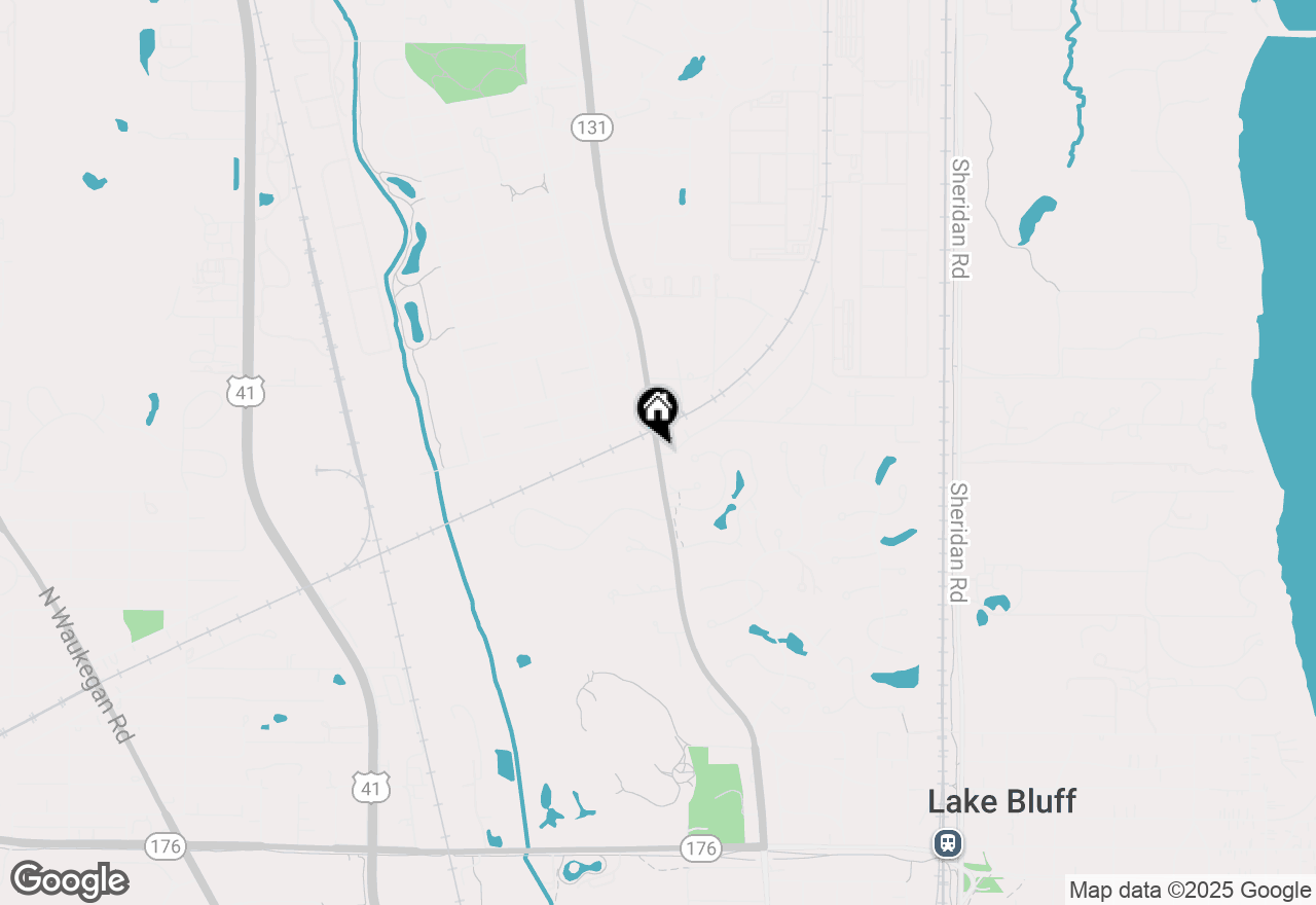 Map of 307 Forest View Drive, Lake Bluff, IL 60044