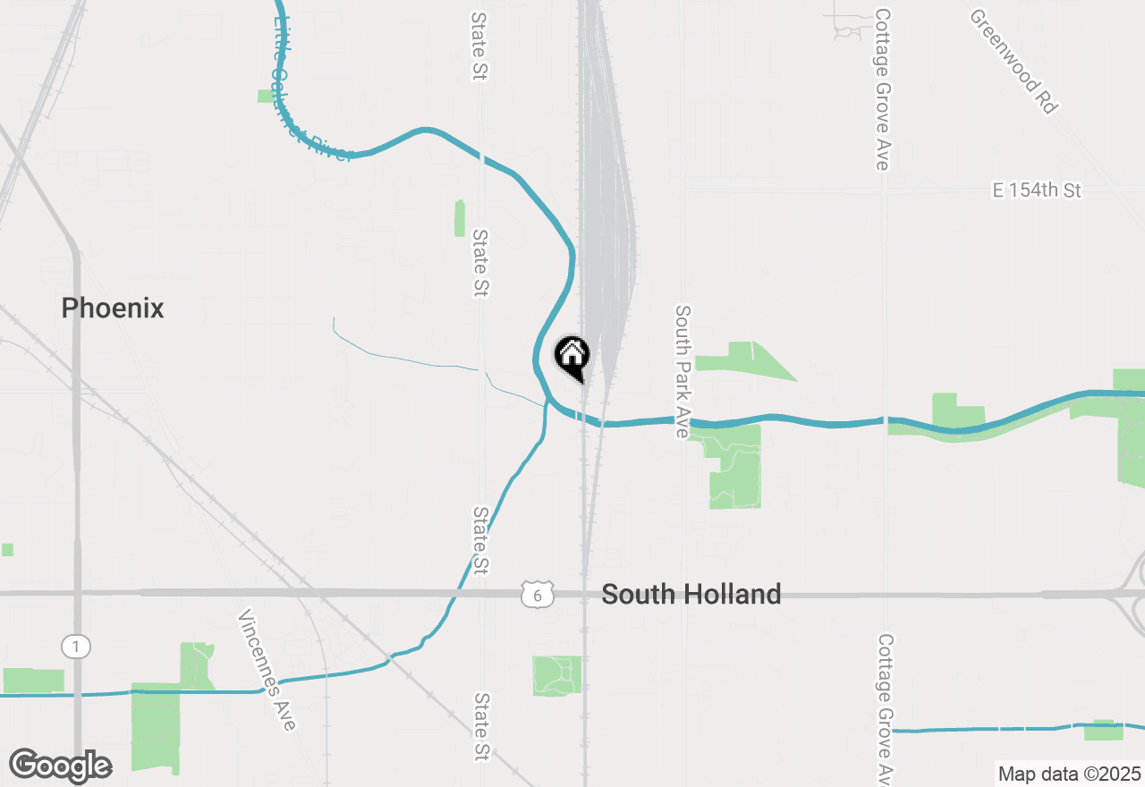 Map of 15750 Woodlawn West Avenue, South Holland, IL 60473