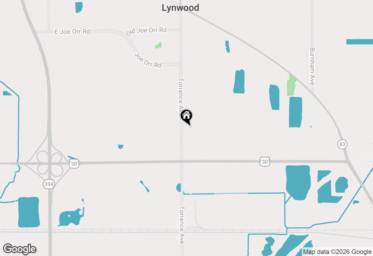 Map of 157 Sparrow Drive, Lynwood, IL 60411