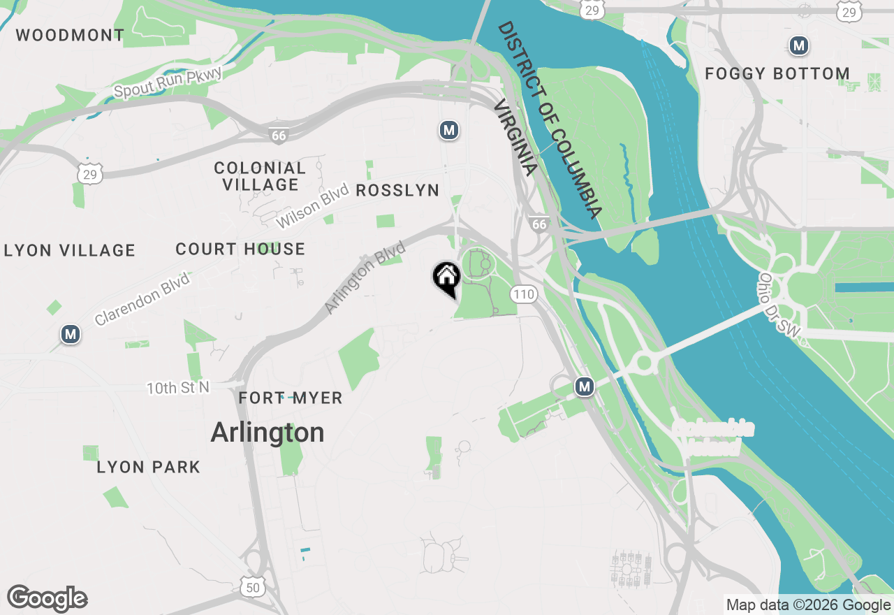 Map of 1201 N Nash Street #205, Arlington, VA 22209