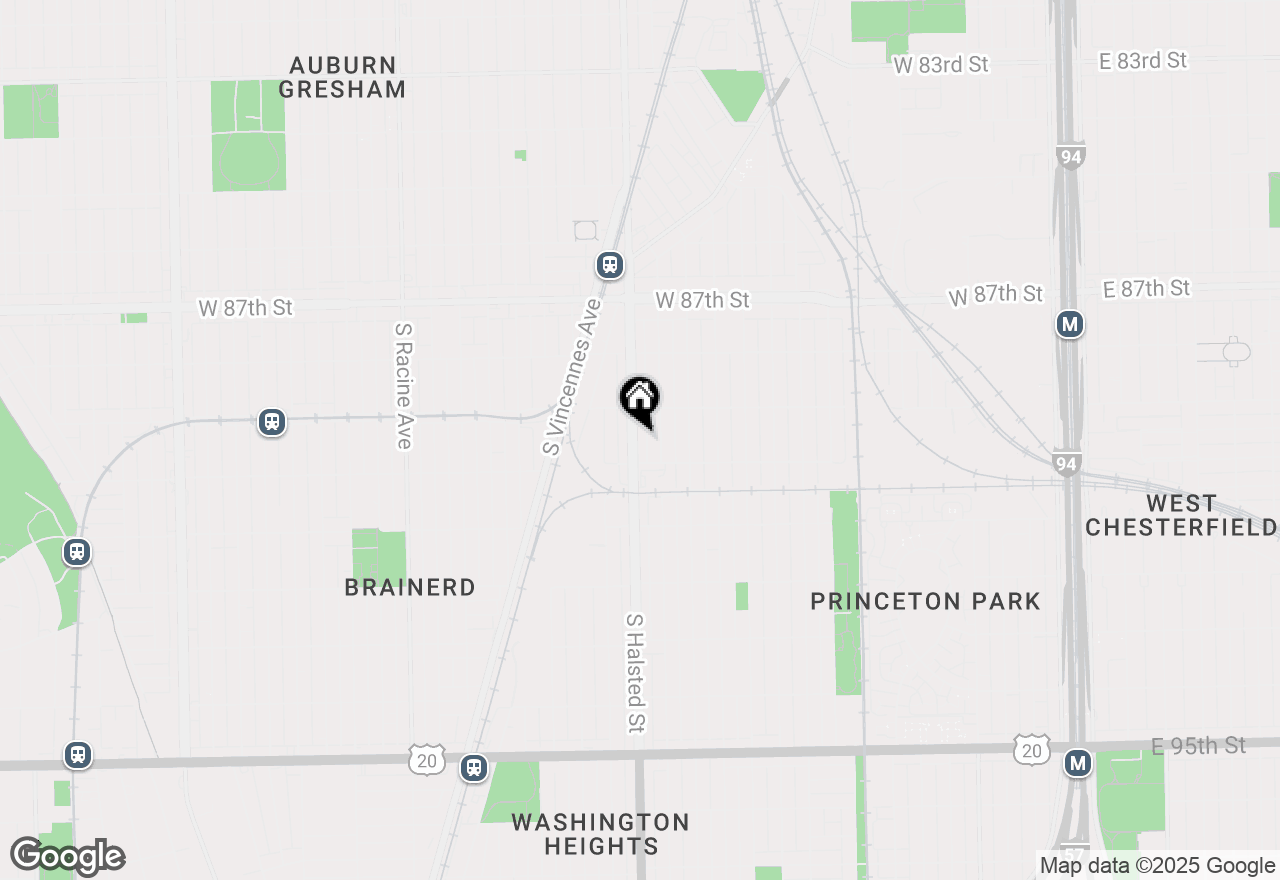 Map of 8933 S Halsted Street, Chicago, IL 60620