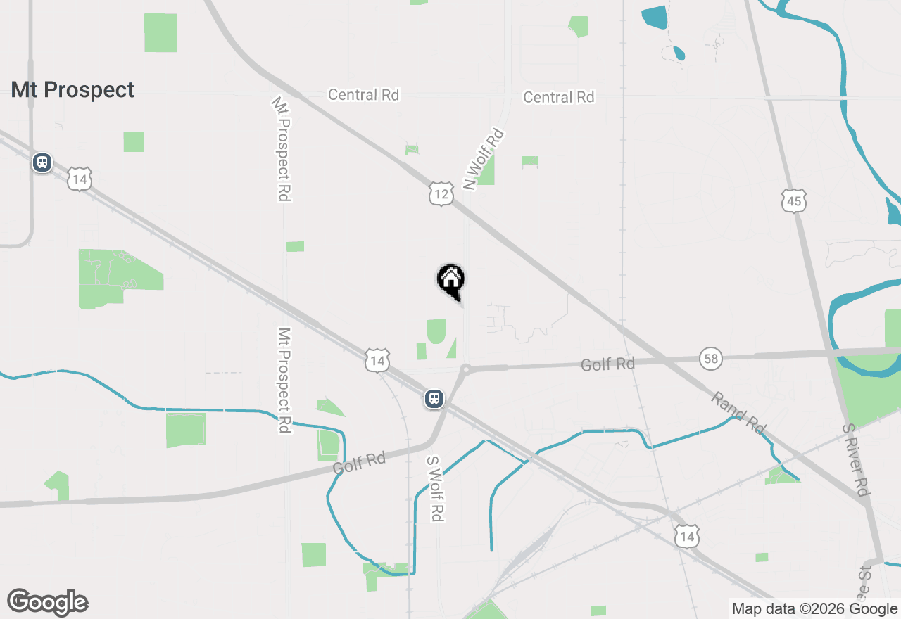 Map of 225 Stratford Road, Des Plaines, IL 60016