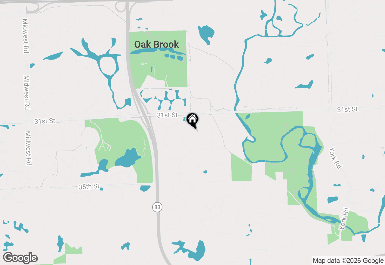 Map of 102 Indian Trail Road, Oak Brook, IL 60523