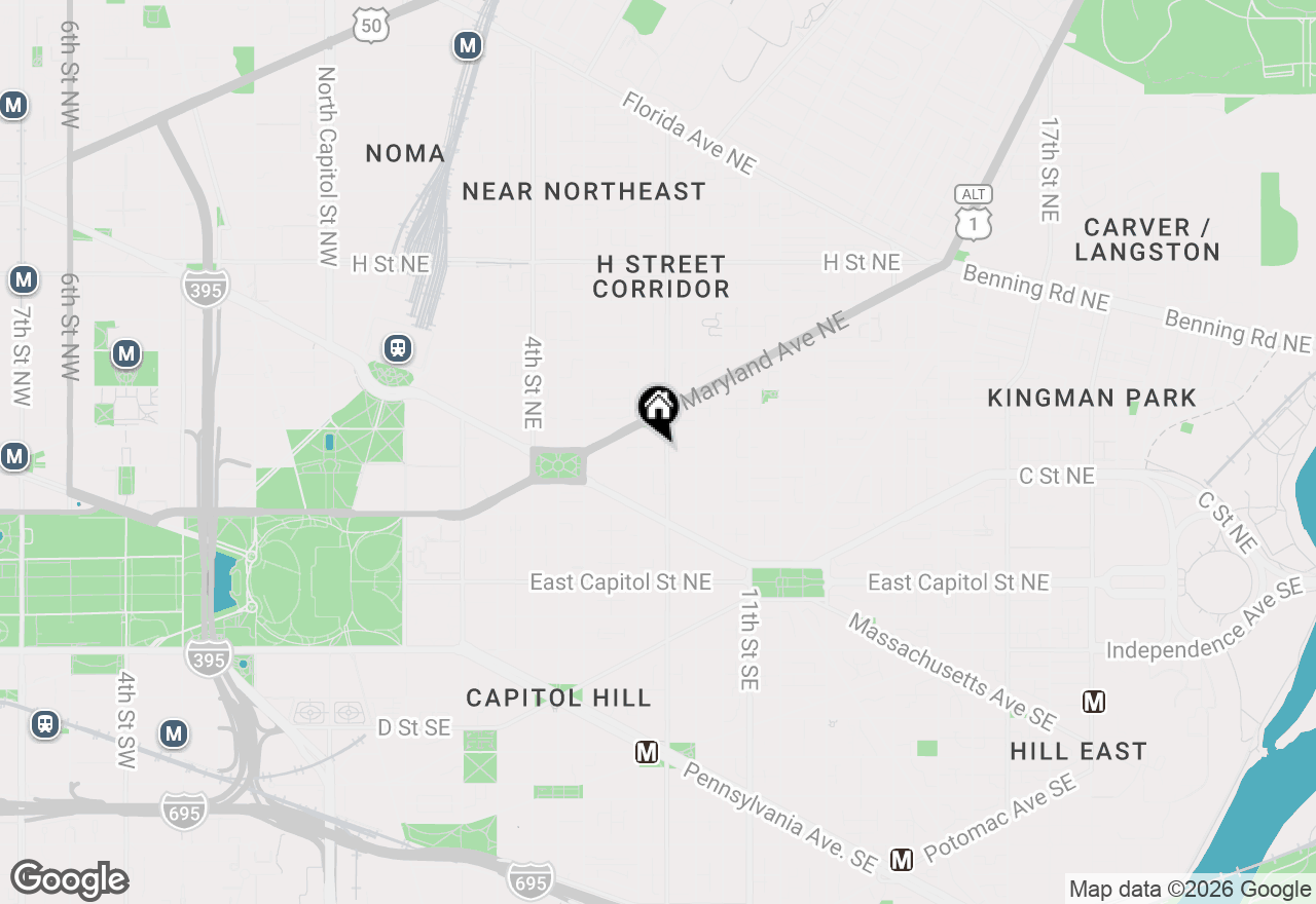 Map of 300 8th Street Ne #102, Washington, DC 20002