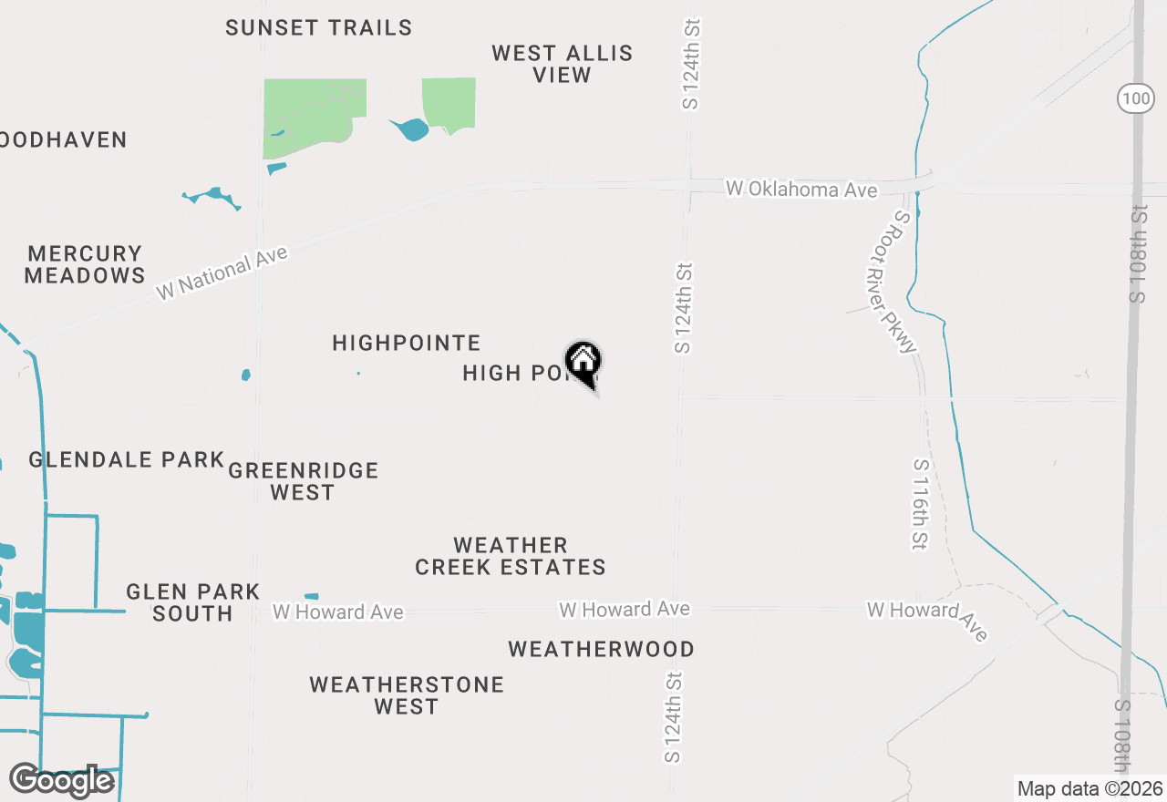 Map of 12740 W Eden Trl, New Berlin, WI 53151