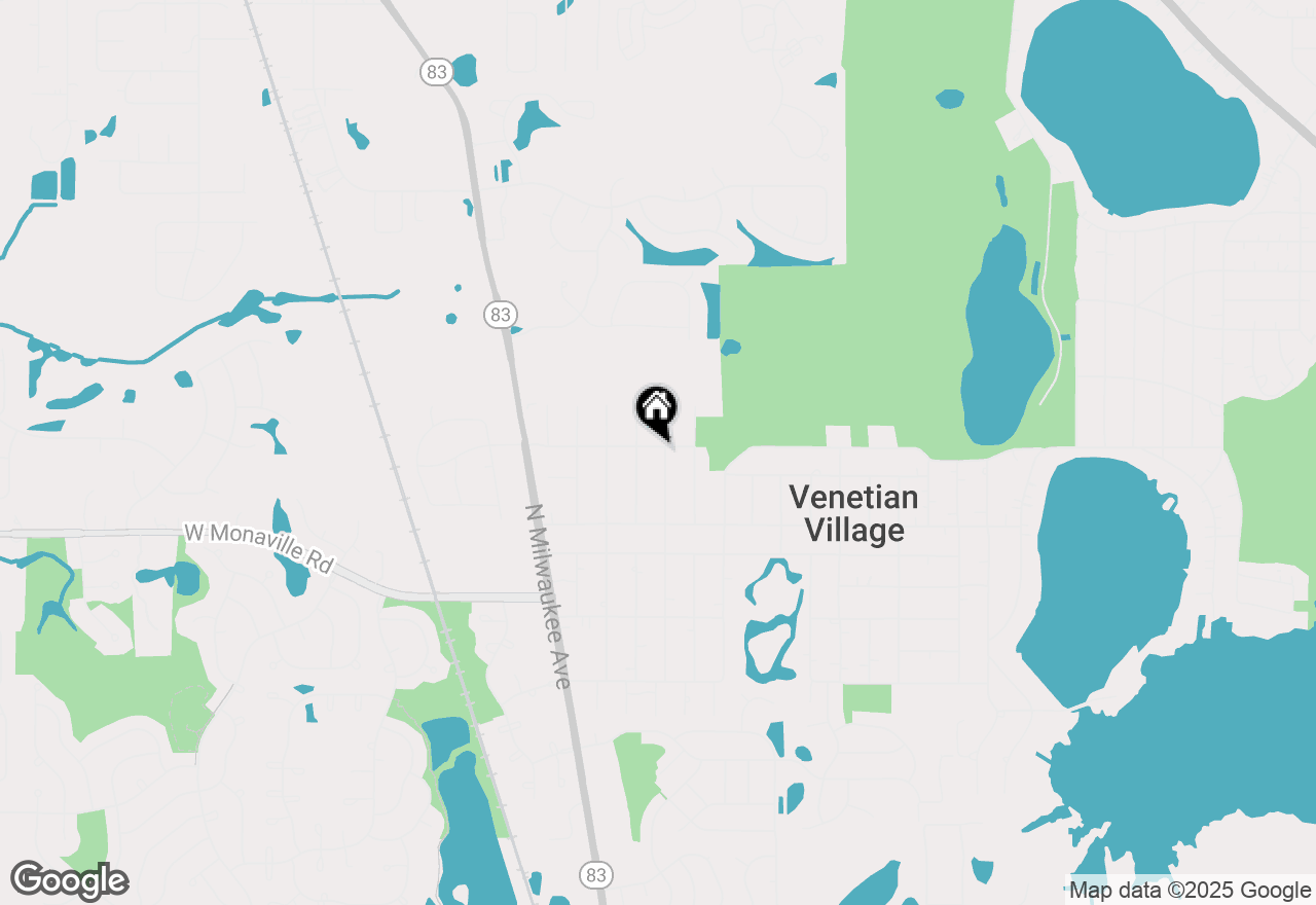 Map of 21980 W Morton Drive, Lake Villa, IL 60046