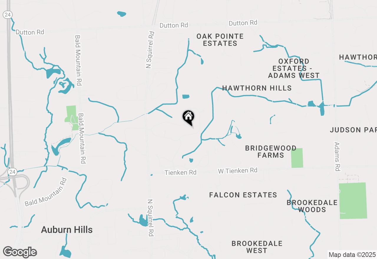 Map of 3709 Crestwood Drive, Auburn Hills, MI 48326