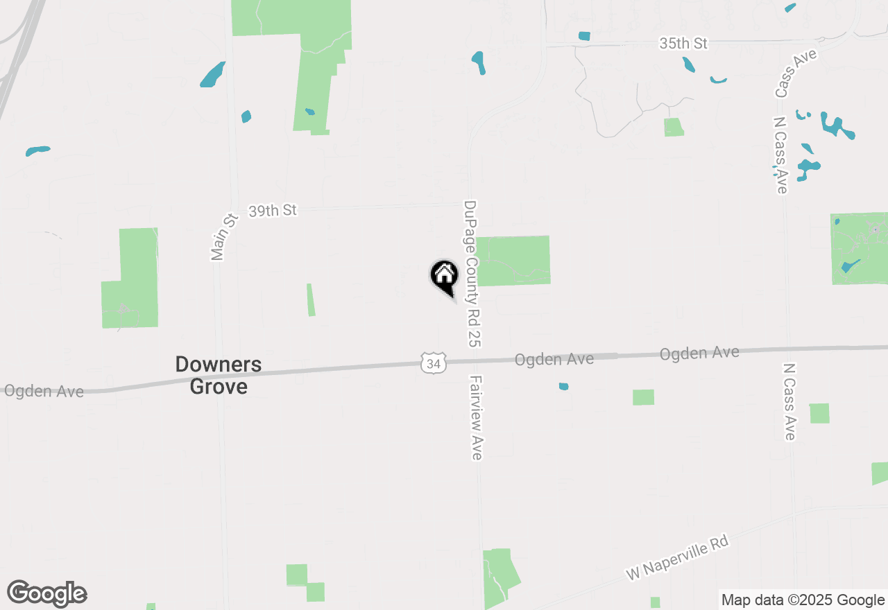 Map of 4075 Douglas Road, Downers Grove, IL 60515