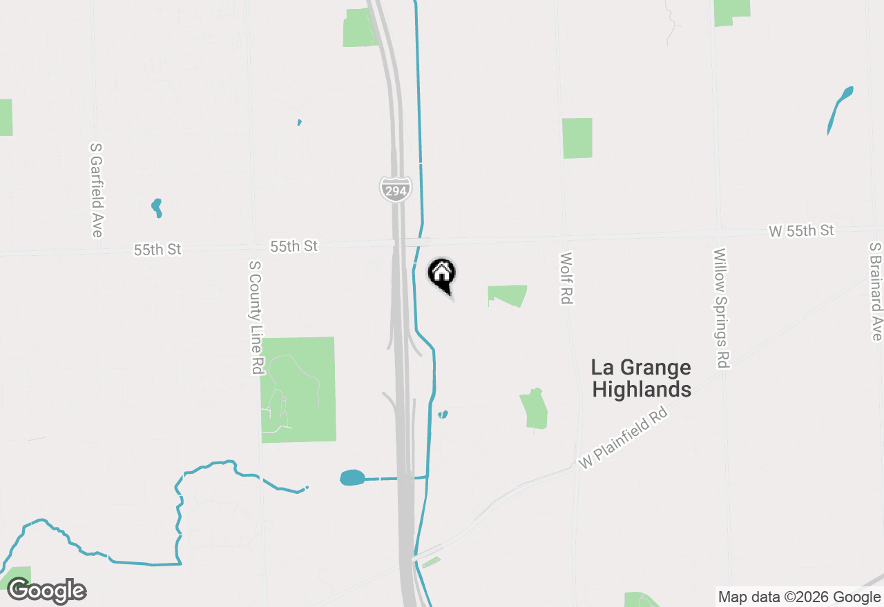 Map of 1131 Park Lane, Western Springs, IL 60558