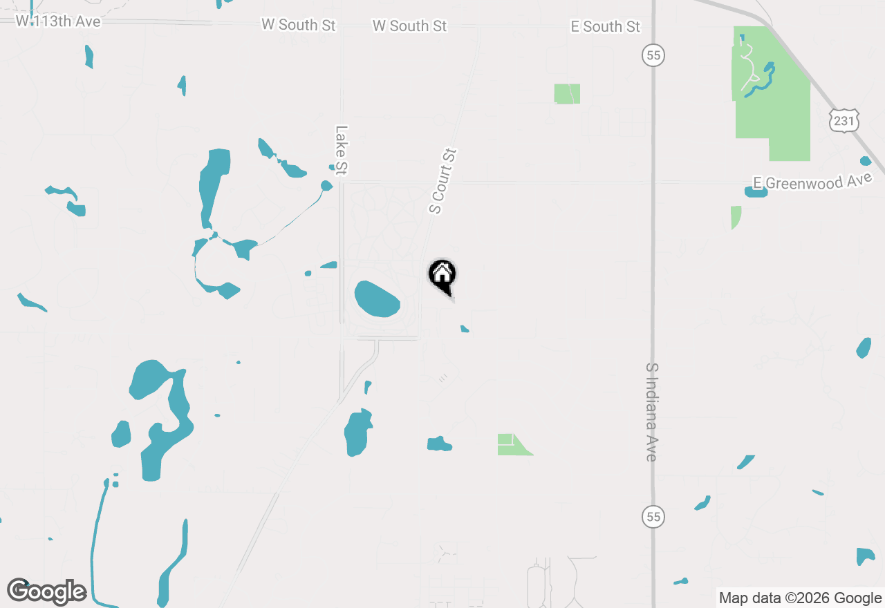 Map of 217 Crestview Lane, Crown Point, IN 46307