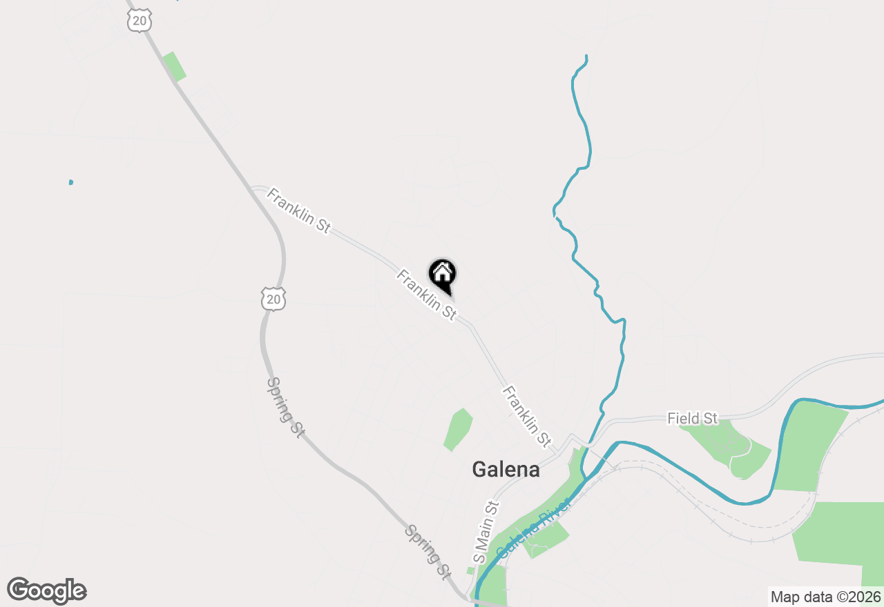 Map of 809 Franklin Street, Galena, IL 61036