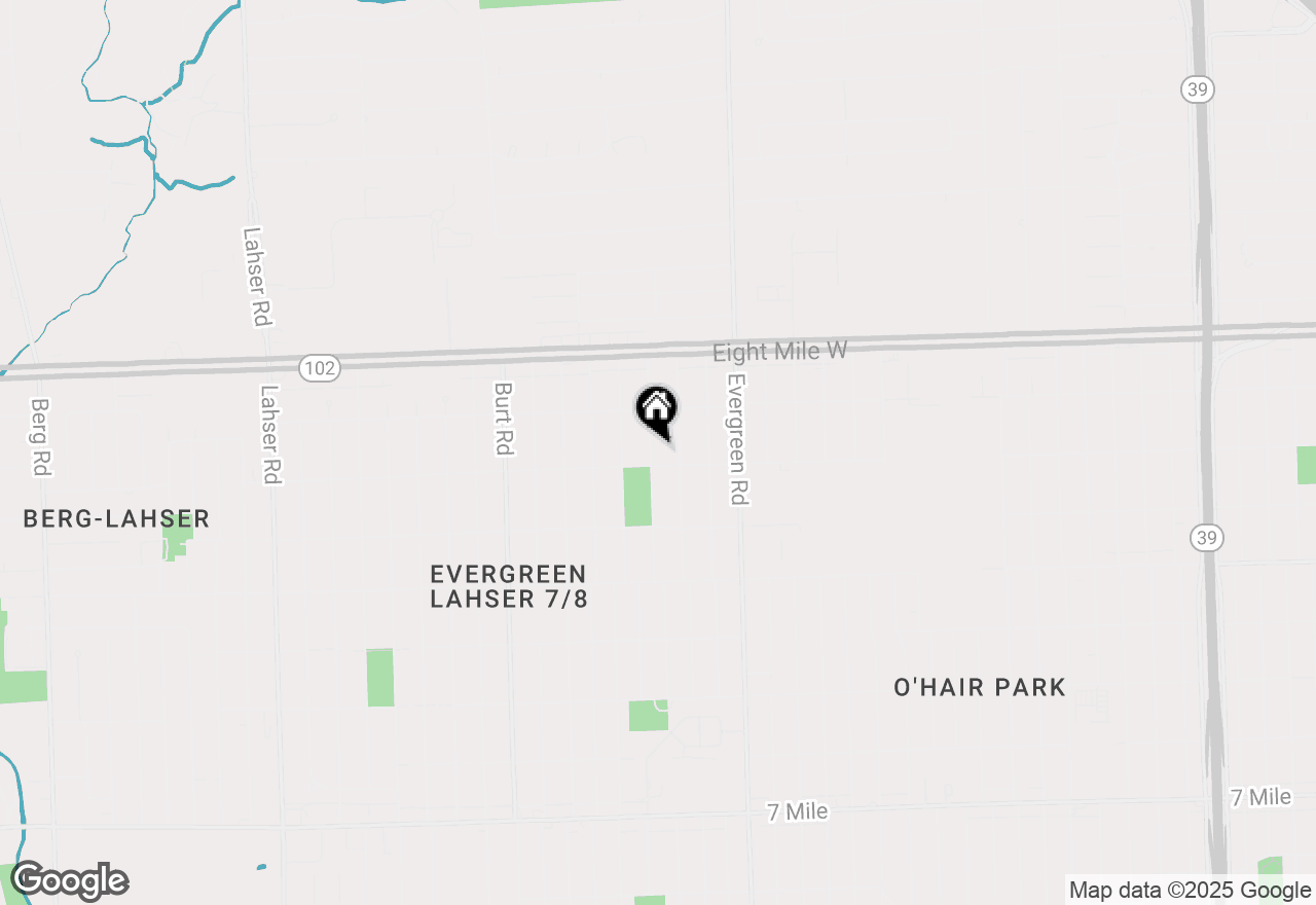 Map of 20220 Kentfield Street, Detroit, MI 48219