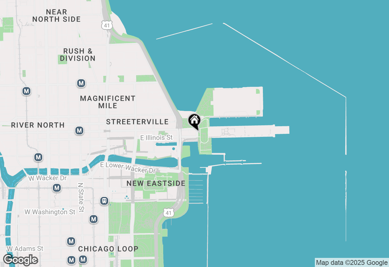 Map of 505 N Lake Shore Drive #2911, Chicago, IL 60611