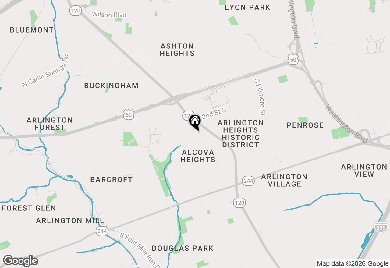 Map of 3701 5th Street S #212, Arlington, VA 22204