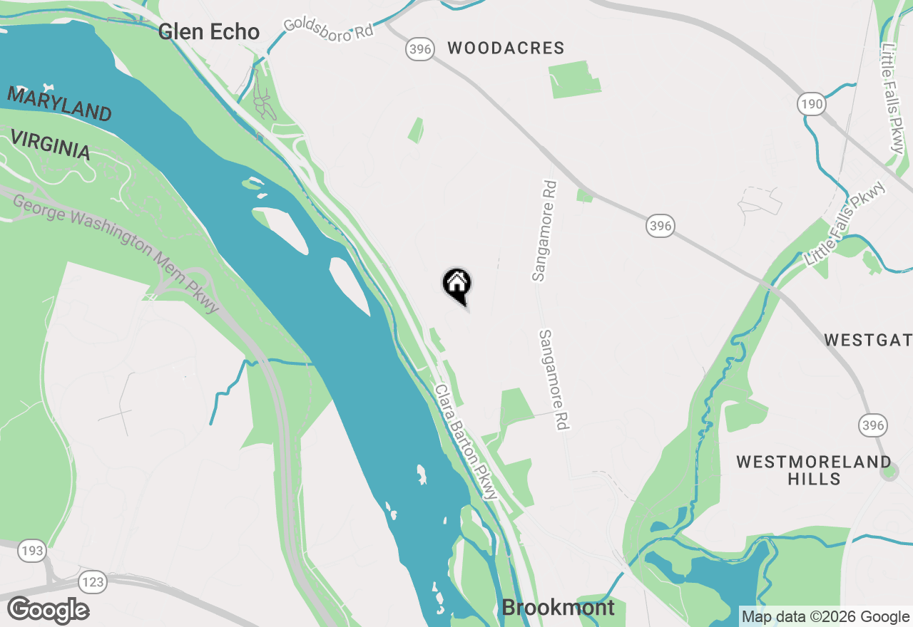 Map of 5109 River Hill Road, Bethesda, MD 20816