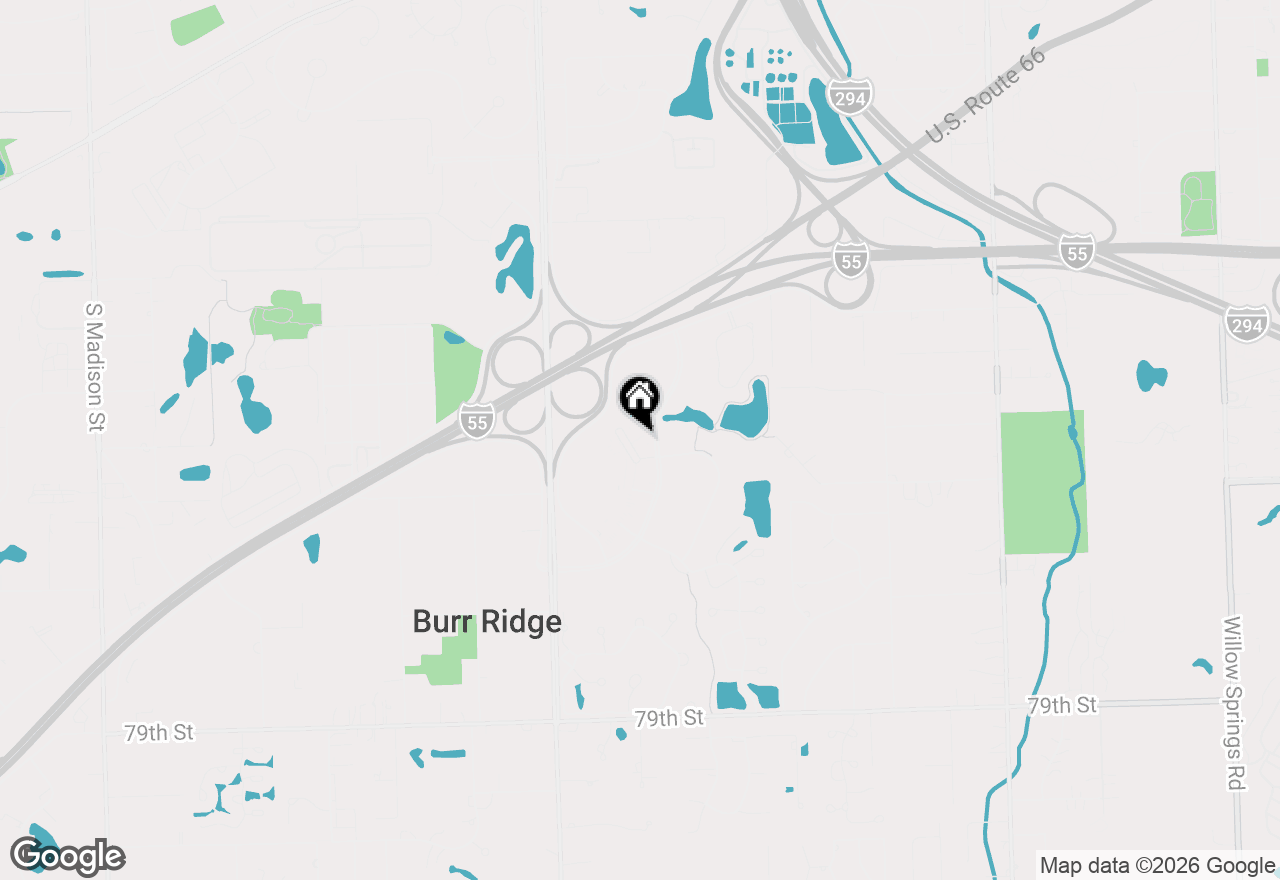 Map of 850 Village Center Drive #306, Burr Ridge, IL 60527