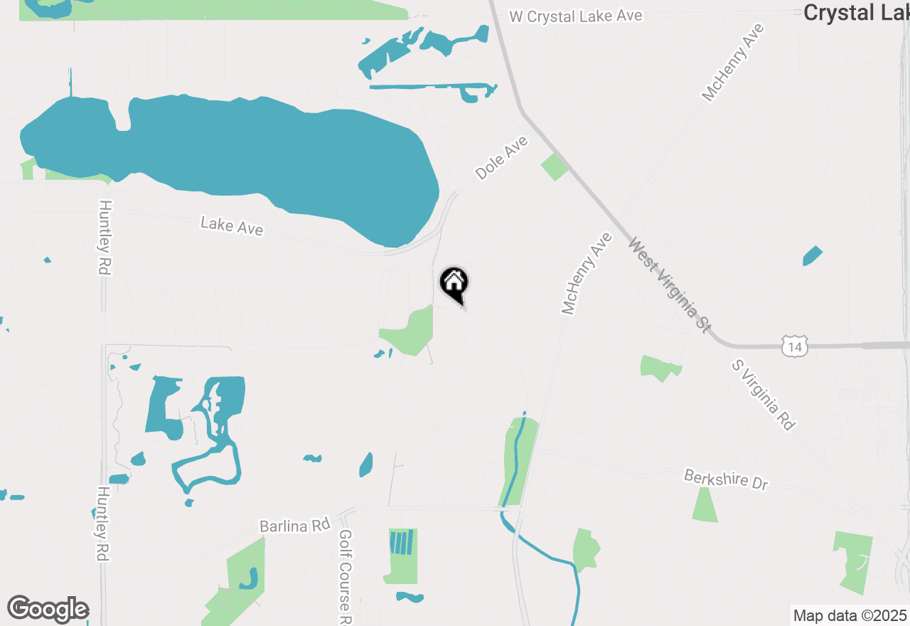 Map of 621 Golf Road, Crystal Lake, IL 60014