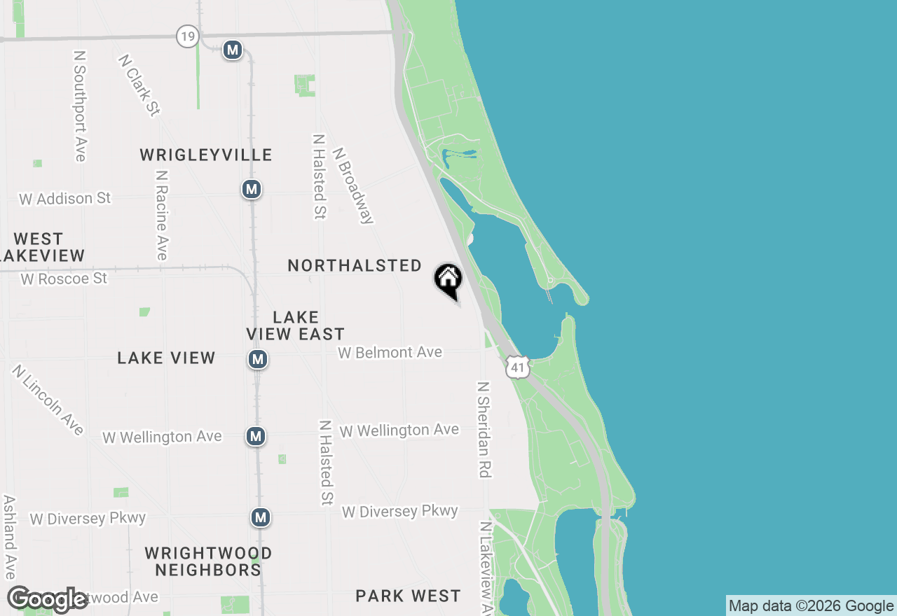 Map of 443 W Aldine Street #3, Chicago, IL 60657