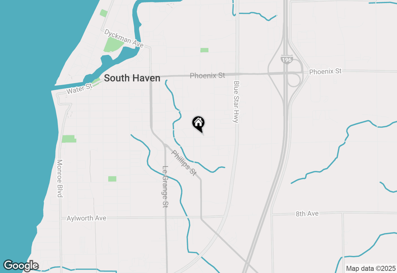 Map of 620 Bailey Avenue, South Haven, MI 49090