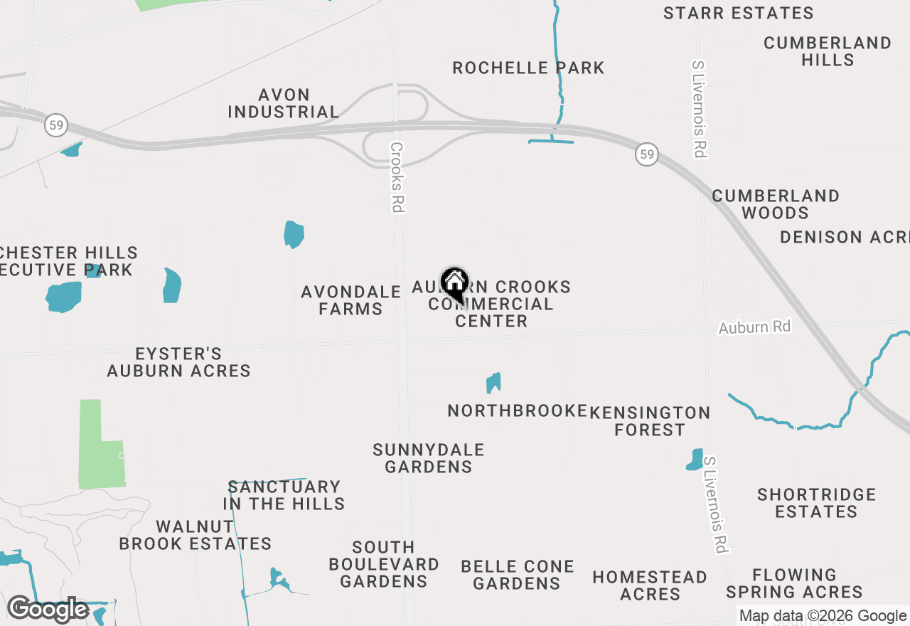 Map of 2948 Alexander Street, Rochester Hills, MI 48309