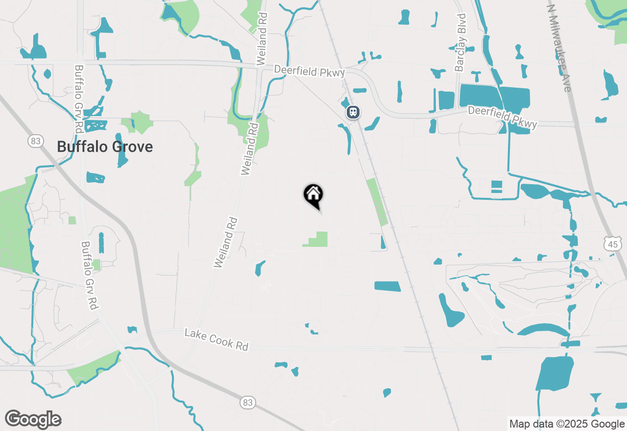 Map of 20564 N Elizabeth Avenue, Prairie View, IL 60069