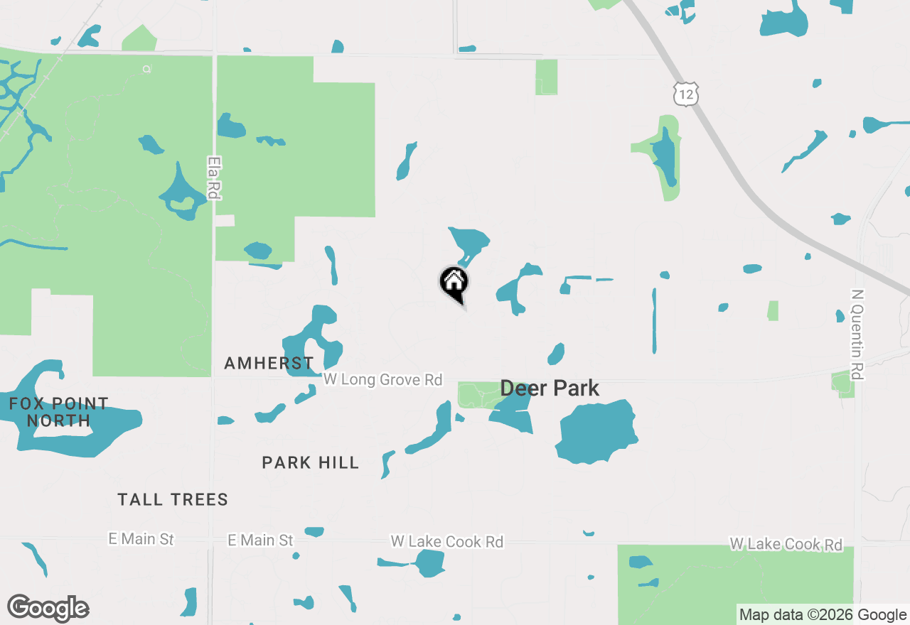 Map of 23255 W Fairview Drive, Deer Park, IL 60010