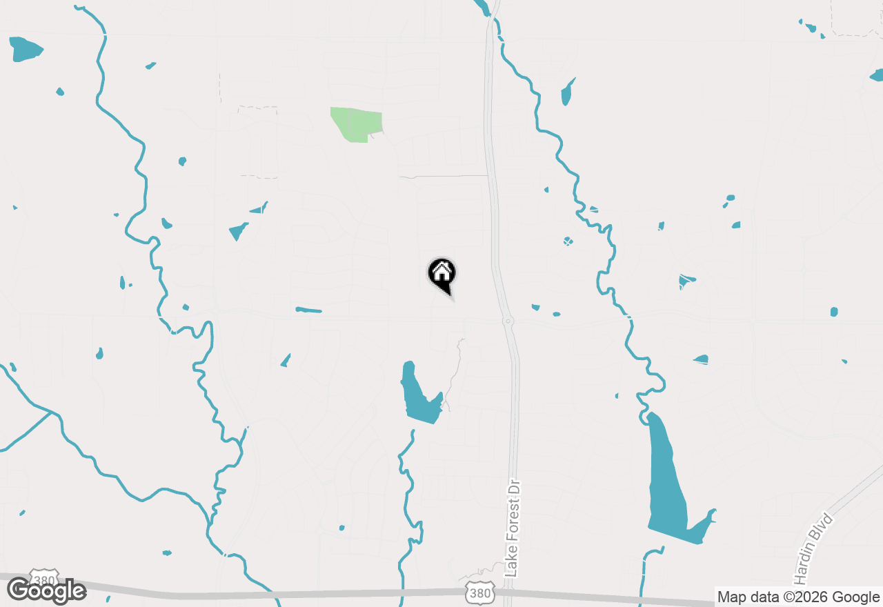 Map of 5112 Sweetgum Court, Mckinney, TX 75071