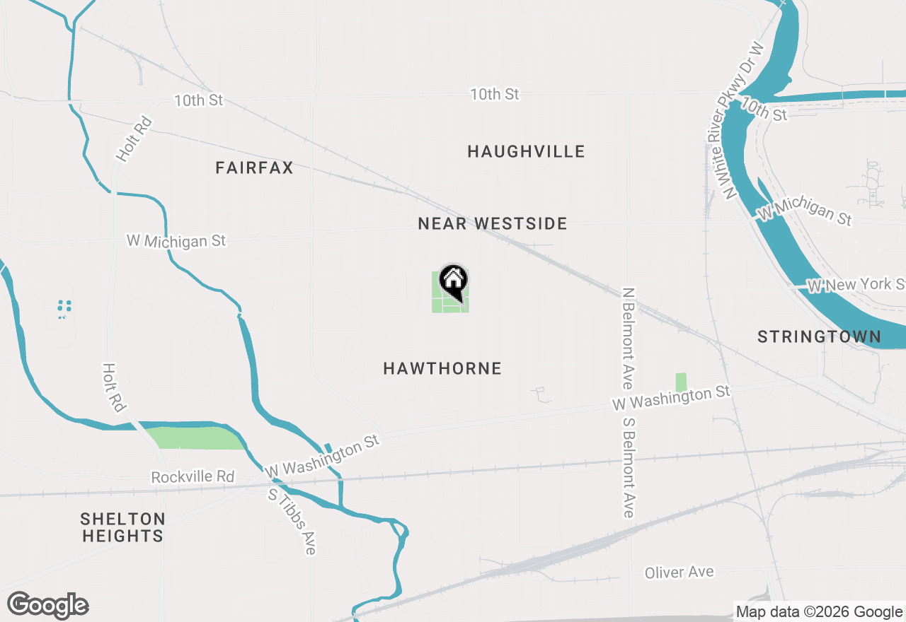 Map of 2914 W New York Street, Indianapolis, IN 46222