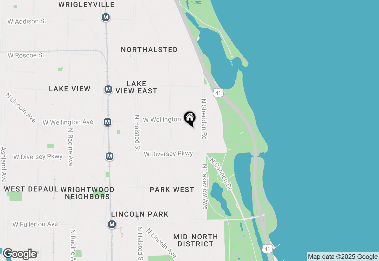 Map of 2929 N Pine Grove Avenue #2, Chicago, IL 60657