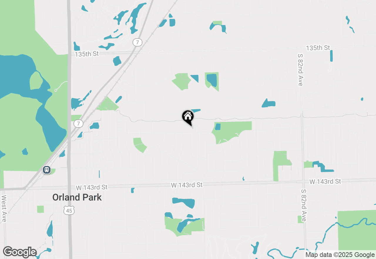 Map of 8838 W 140th Street #2D, Orland Park, IL 60462