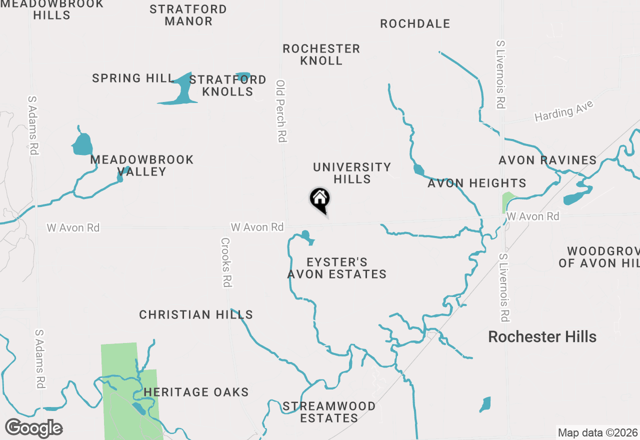 Map of 1841 Fair Oak Court, Rochester Hills, MI 48309