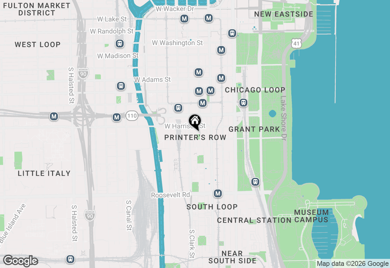 Map of 640 S Federal Street #702, Chicago, IL 60605