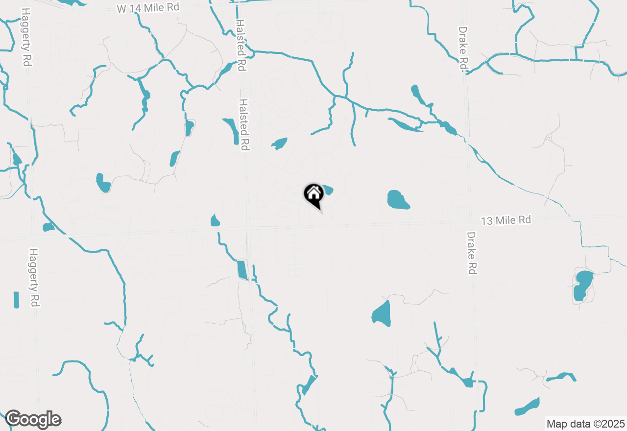 Map of 29812 Briarwood Court, Farmington Hills, MI 48331