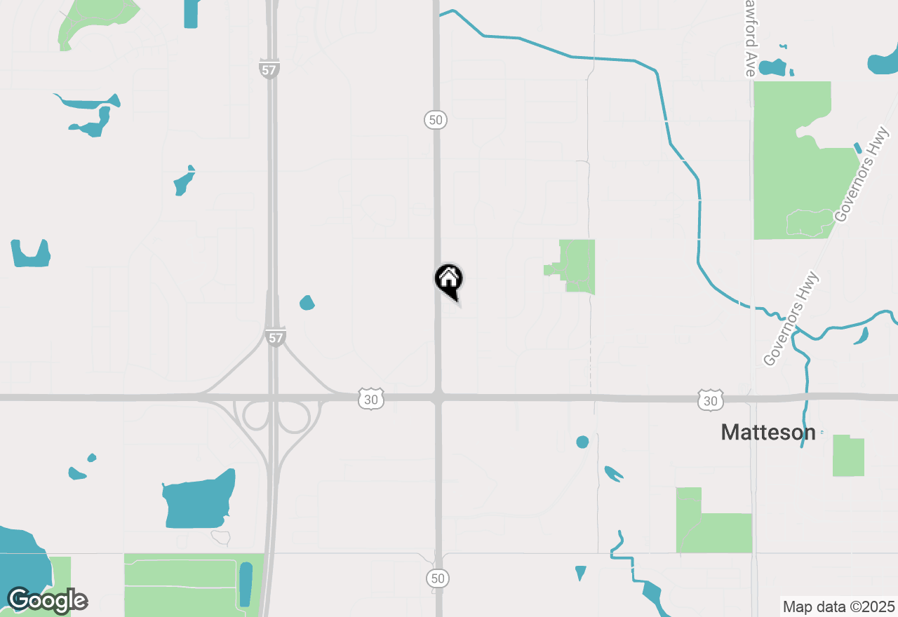 Map of 20857 Cicero Avenue, Matteson, IL 60443