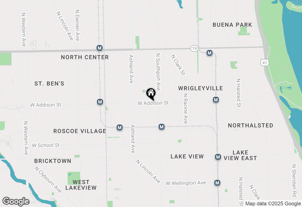 Map of 1449 W Addison, Chicago, IL 60613