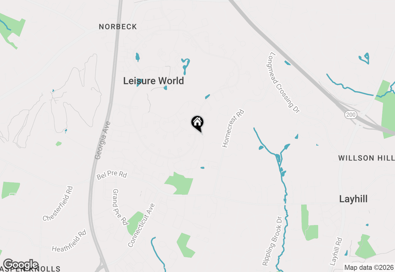 Map of 3330 N Leisure World Boulevard #5-604, Silver Spring, MD 20906