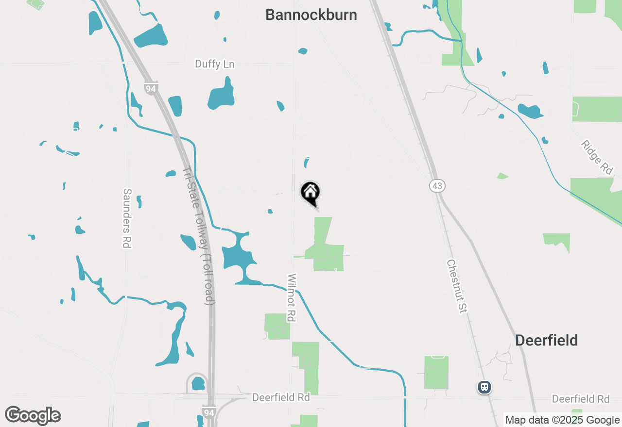 Map of 1509 Woodland Drive, Deerfield, IL 60015