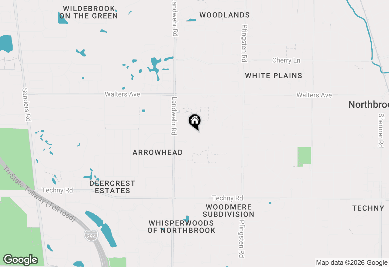 Map of 3075 Keystone Road, Northbrook, IL 60062