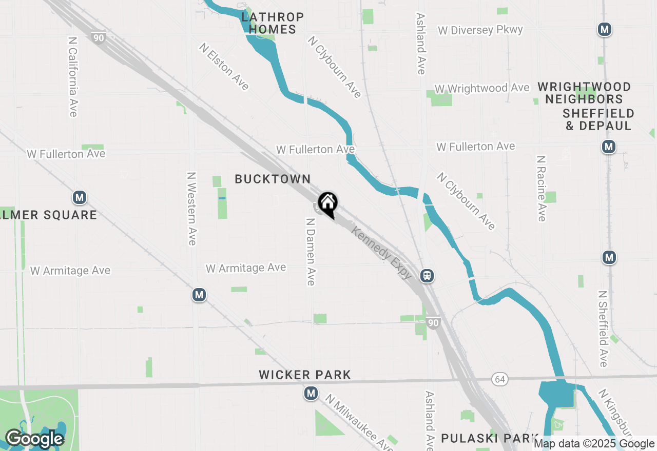 Map of 2123 N Winchester Avenue, Chicago, IL 60614