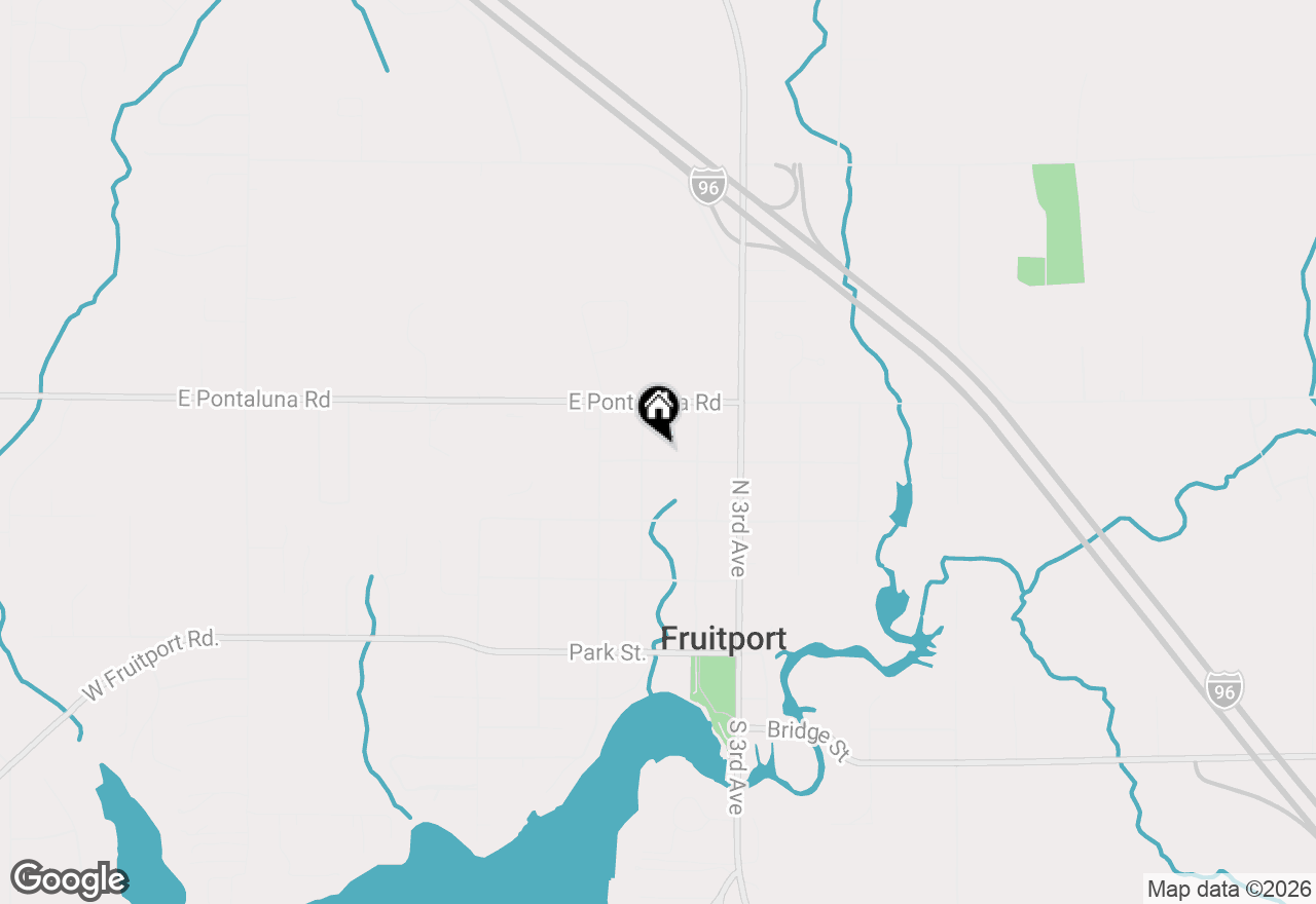 Map of 140 W Oak Street, Fruitport, MI 49415