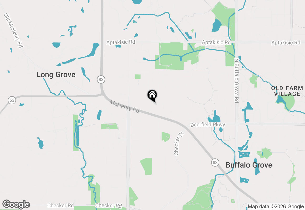 Map of 1243 Ranch View Court, Buffalo Grove, IL 60089