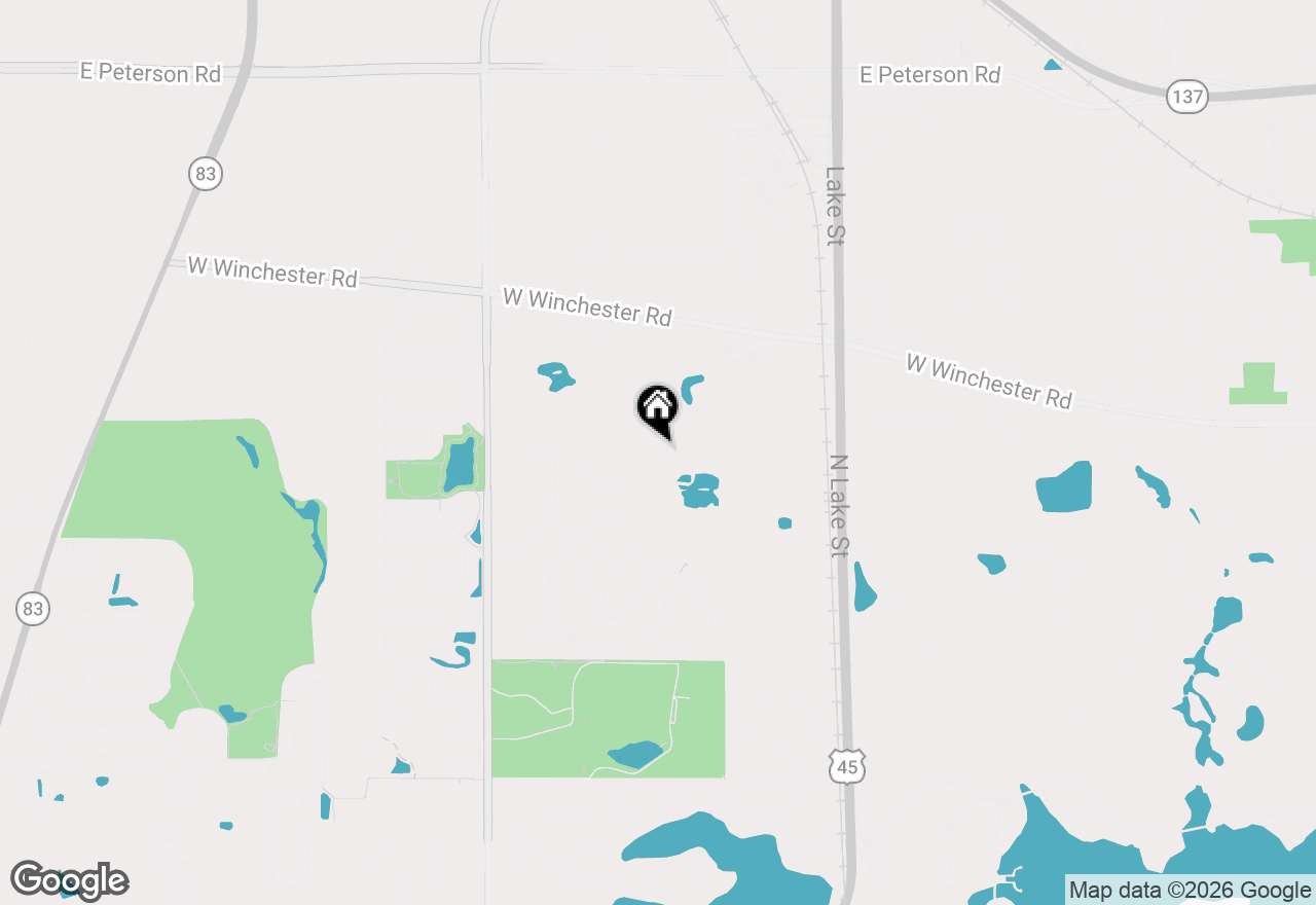 Map of 19392 W Harvard Avenue, Mundelein, IL 60060